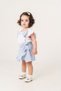 Baby Girl Summer Gofre Stretchy Fabric Bow Detailed Skirt Shorts Set - 7