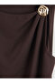 Trendlucky Oval Neck Gathered Blouse with a Difference - 7