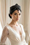 Crystal Bridal Headpiece with Frontlet Detail Wedding Crown Bridal Henna Accessory - 3