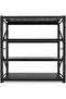 Heavy Duty Durable Metal Bolted Warehouse Garage Office Storage Racks Standing Shelves 4 Tier Utilit 150Lcm x 60D x 200cmH
