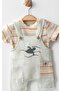 Minty Turtules Salopetli Baby Boy Set - 3