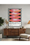 REPEATING Retro Gradient ve Form Deneyi Duvar Posteri - 3