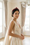 Crystal and Bead Embellished Special Design Bridal Evening Dress Henna Crown - 3