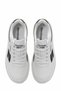 Women's White Sneakers - Casual Court Shoes with Black Detailing - Comfortable and Stylish Sports Shoes - 5