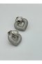 Aurelia Charm Xuping Women's Steel Heart Earrings Tarnish Resistant Silver Color | - 5