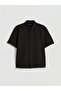 Black Regular Fit Men's Shirt