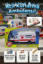 Vardem Metal Toy Ambulance - Die-Cast Rescue Vehicle with Pull-Back Feature and Openable Rear Door