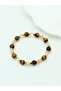 Certified Aa+ Citrine, Aa+ Tiger's Eye and Bronze Hematite Natural Stone Men's Bracelet - Gemini Zodiac Sign - 4