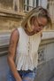 New Season Pleated Tie-Detail Women's Blouse 31291 - 5