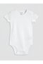 Lcw Baby White Crew Neck Baby Girl Snapback Bodysuit 3-Piece - 2