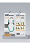 4-in-1 Retractable Spring Data Cable – 65W Fast Charging USB-C & Lightning Multi-Cord