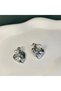 Accessories Xuping Heart Pearl Silver Women's Earrings - 2