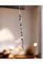 Star-Tipped Pearled Y2K Phone Charm – Minimal Black and White Beaded Phone Strap