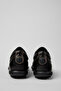 Twins Men's Black Vegetable Tanned Leather Shoes - 4
