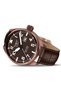 Airacobra V.1.22.8.151.4 Brown Leather Cord with Calendar 42 mm Men's Wristwatch 10 Atm - 2
