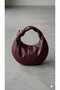 The Moiss Women's Mini Jordie Handbag Bordo Color Leather with Knots - 2