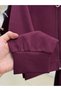 Beste Zipper Detailed Skirt Suit.Mf1888-As092 Burgundy - 5