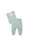 -Bodysuit Long Sleeve & Pyjama with Hat Set & Bib Set - Multicolor - 2