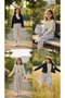 Gamzelim 3415 Girl's Polka Dot Short Jacket, Pants, Sweater and Necklace Set for Ages 6-7-8-9 - 5