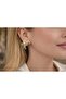 Hei Luxe Knot Stone Gold Earrings