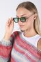 Exclusive Luxury Premium Rectangular Design Midnight Edge Series Uv400 Protection Women's Sunglasses