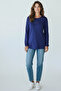 Women's Lycra Blouse with Collar and Sleeve Embroidery - 3