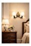 Two-Sleeved Aplique Cadena with Antique Finish and Cream Color Hat