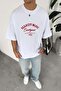 White Countryman Printed Premium Oversize T-Shirt