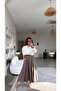 Mink Strawberry Kilos Skirt