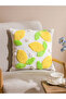 Quality Pieces from Çelebi Store Lemon Embroidered Cushion Cover 45X45 cm
