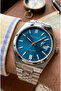 Milano Men's Wristwatch Blue Dial Steel Band Silver |   Stylish and Modern Design