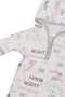 -Printed BodySuit with Hoodie - Multicolors, 03M to 09M - 2