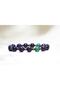 Amethyst - Green Agate - Hematite Stone Bracelet / Special Design Bracelet - 2