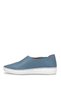 Elit 26Yslnvt01C Women's Genuine Leather Casual Shoes Blue - 5