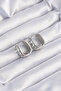 Stylish Brass Silver Color Zircon Stone Minimal Hoop Earrings Teachers Mothers Valentine's Day Gift - 2