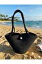 Midi Length Days of Vacation Straw Beach Bag - 4