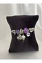 Silver Multi-Colored Charm Steel Bracelet - 3