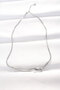Stylish 316L Steel Silver Color Necklace Teachers Mothers Valentine's Day Gift - 2