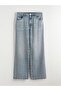 Stoned Wideleg Women's Jean Trousers - 5