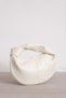 The Moiss Women's Knitted Textured Knot Detailed Handbag White