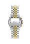 Men's Wristwatch |   43 mm Steel Case, Silver - Gold Steel Band, Silver Dial - 8