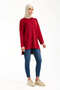 Women's Premium Modal Fabric Oversized Tunic – Soft-Textured Relaxed Fit Casual Hijab Top - 3