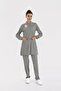Hijab Technical Services Uniform Scrubs Lycra Set Compliant with New Regulations - Neutral Gray