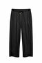 4668 Women's Pleated Palazzo Wide Leg Pants Black