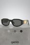 Oriens Ve4361Gb18753 Women's Black Uv400 Protected Sunglasses - 4