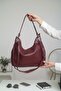 Women's Shoulder Bag with Loose Ring Detail, Lined, for Daily Use