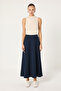 High Waist Piece Skirt - 4