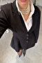 New Season Premium Jacket with Pile Detail - Black - 3