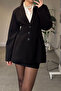 New Season Premium Jacket with Pile Detail - Black - 2