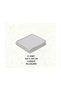 100% Cotton Capucino Colored Single Bed Sheet 120 X 140 cm - 2